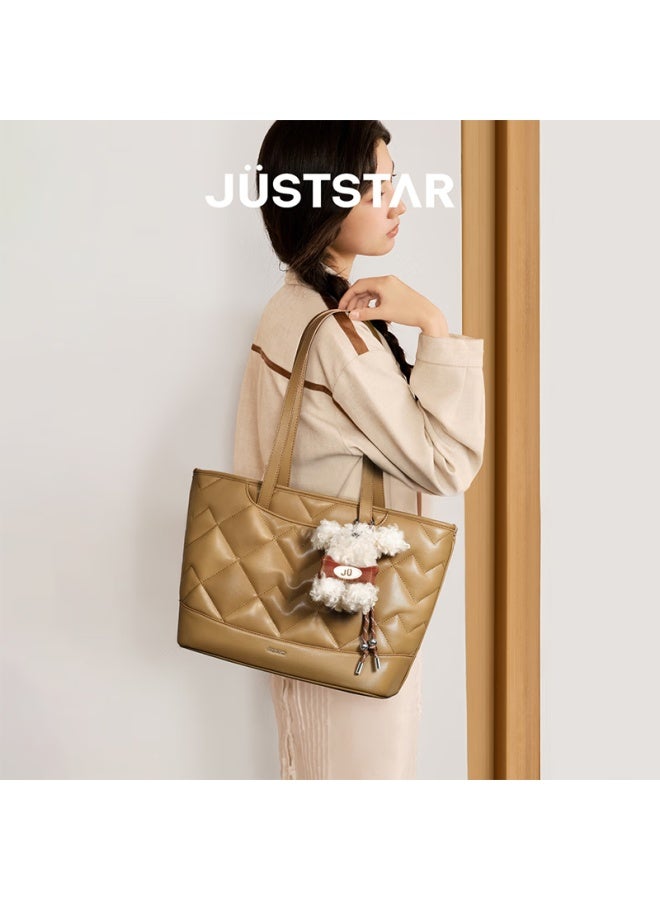 Just Star Women's Tote Bag New Luxury Large Capacity Commuter Laptop Shoulder Bag Birthday Gift For Women - Image 2