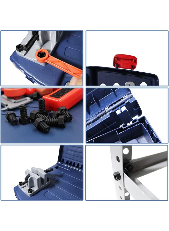 Bohui Portable Tool Box/Bench Playset Foldable Portable Unique Design Toy Set 39x35x71cm - Image 5