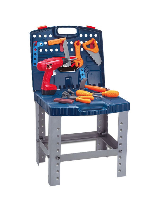 Bohui Portable Tool Box/Bench Playset Foldable Portable Unique Design Toy Set 39x35x71cm - Image 1