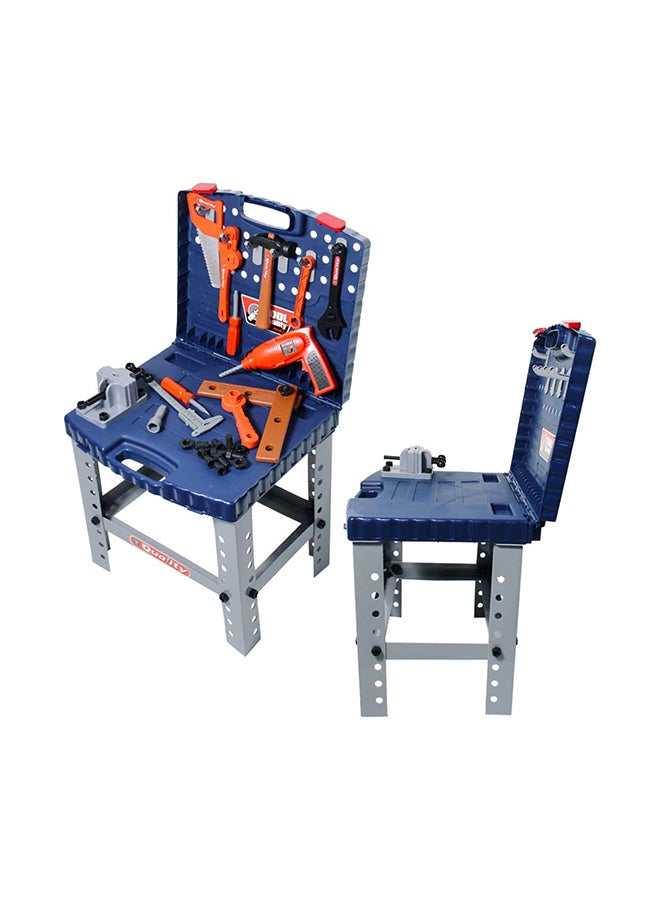 Bohui Portable Tool Box/Bench Playset Foldable Portable Unique Design Toy Set 39x35x71cm - Image 2