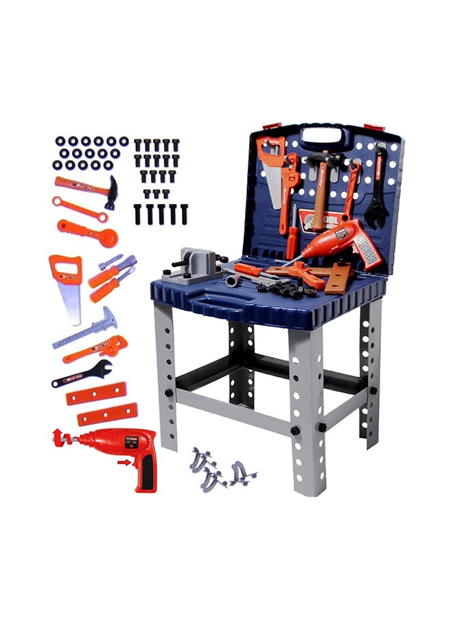 Bohui Portable Tool Box/Bench Playset Foldable Portable Unique Design Toy Set 39x35x71cm - Image 3