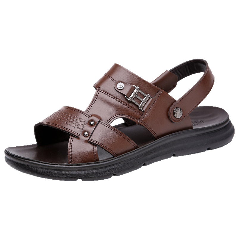 Men's Casual Leather Sandals - Image 5