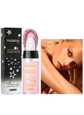 Smashing Starlight - Hightlighter Stick, Highlight Powder Glitter Fairy Stick Loose Powder Brush Stick Contouring Powder Shimming Powder for Eyes, Face, Body Makeup(#02) - pzsku/Z7FD36C37610772D68890Z/45/_/1716887497/2646047d-6493-4d65-971b-8909c9583cf1