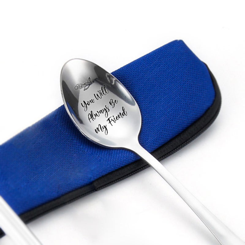 Europe And America Selling Family Family Friends Tableware Coffee Spoon Spoon Stainless Steel Spoon Gift Spoon - Image 3