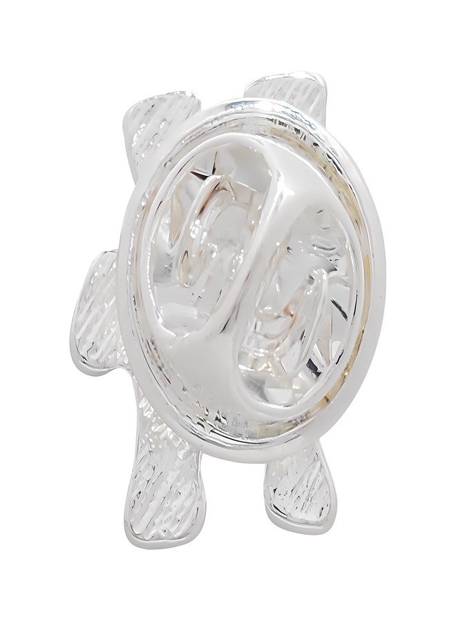 فوندريزينغ فور أ كوز جمع التبرعات لقضية نبيلة | دبوس صغير فضي على شكل قطعة أحجية التوحد - دبوس للتعليق على السترة للتوعية بالتوحد ومتلازمة أسبرجر - Image 2