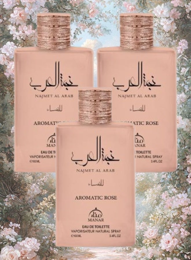 منار 3 قطع عطر نجمة العرب 100مل - Image 1