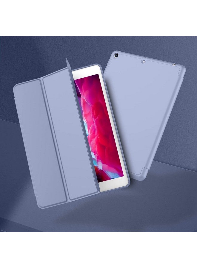 ProElite Smart Case for iPad 10.2 inch 2021 9th/8th/7th Gen [Auto Sleep/Wake Cover] [Pencil Holder] [Soft Flexible Case] Recoil Series - Lavender with Stylus Pen - Image 5