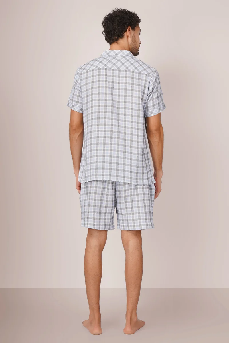 After Dark  Montecarlo, Luxe Cotton Shorts Set for Men | Best Price UAE