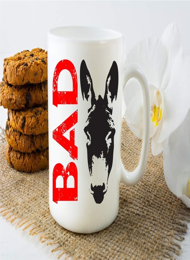 Crazy Bros Tees Bad Ass - 11oz White Ceramic Coffee Mug - Funny Sarcastic Mugs - Badass Donkey Office Tea Mug - Cute Gag Gifts for Family, Friends, Bosses, Ceo and Employees - Image 5