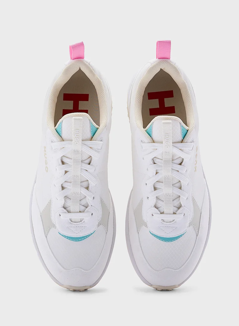 HUGO Kane Plain Low Top Sneakers