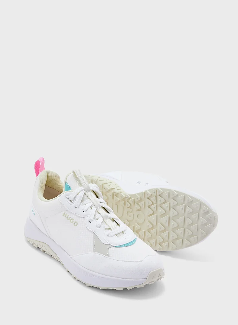 HUGO Kane Plain Low Top Sneakers