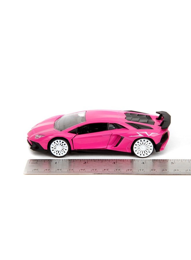 Jada Toys Pink Slips 1:32 Lamborghini Aventador Die-Cast Car, Toys for Kids and Adults - Image 3