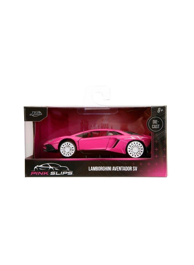 Jada Toys Pink Slips 1:32 Lamborghini Aventador Die-Cast Car, Toys for Kids and Adults - Image 5