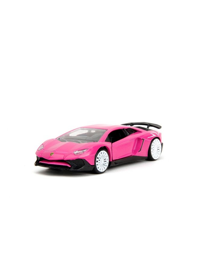Jada Toys Pink Slips 1:32 Lamborghini Aventador Die-Cast Car, Toys for Kids and Adults - Image 1