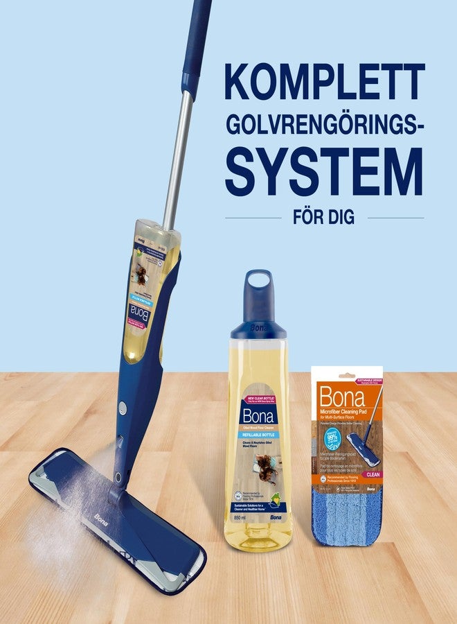 بونا عبوة إعادة تعبئة منظف الأرضيات الخشبية المدهونة بالزيت من بونا (850 مل) (32 أونصة) للمنزل | المطبخ | الأرضيات | خالٍ من المواد الكيميائية الضارة | آمن للأطفال والحيوانات الأليفة | يزيل الأوساخ والبقع الصعبة | عبوة إعادة تعبئة - Image 2