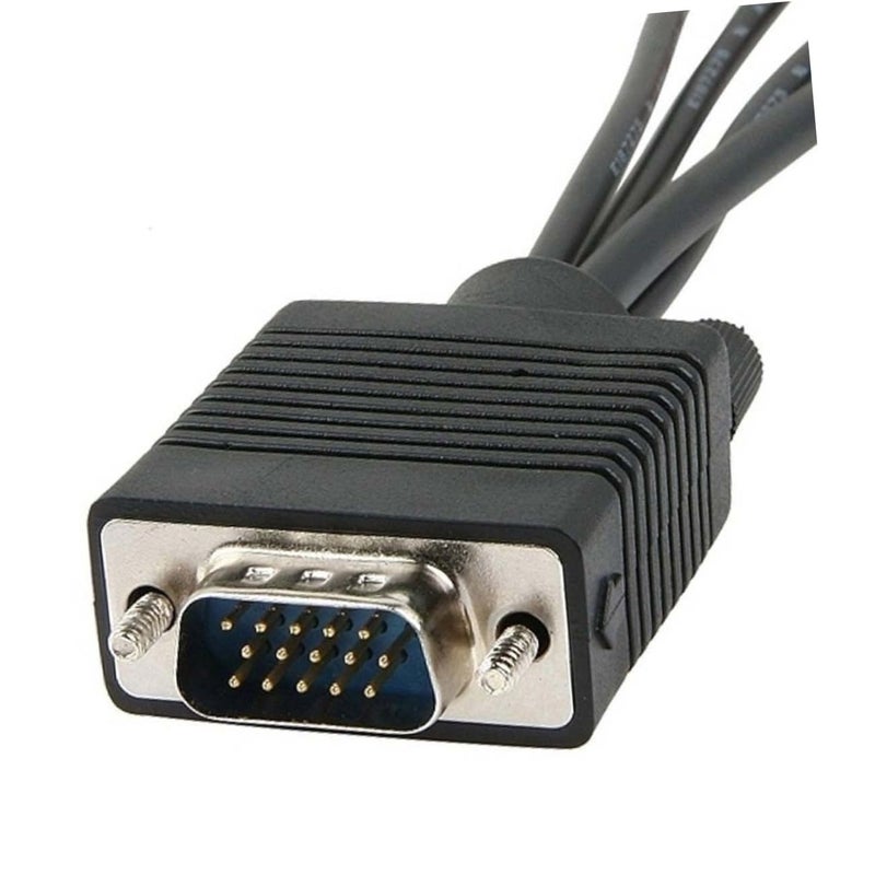 كابل محول Gatuida 2 قطعة محول كابل شاشة كمبيوتر كابلات VGA محول تلفزيون محول VGA إلى S-Video - Image 2