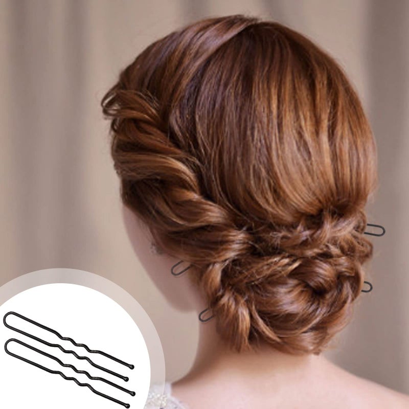 Wenobby U Shaped Hair Pins for Buns, 100 PCS 2.8" Hair Pins for Women Hair Styling with Thick Hair - Image 5