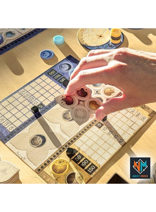 Azul Duel Board Game - Competitive Head-to-Head Tile-Placement Strategy Game, Stunning Mosaic Art and Quick Gameplay for Kids & Adults, Ages 8+, 2 Players, 30-45 Minute Playtime, Made by Plan B Games - Image 3
