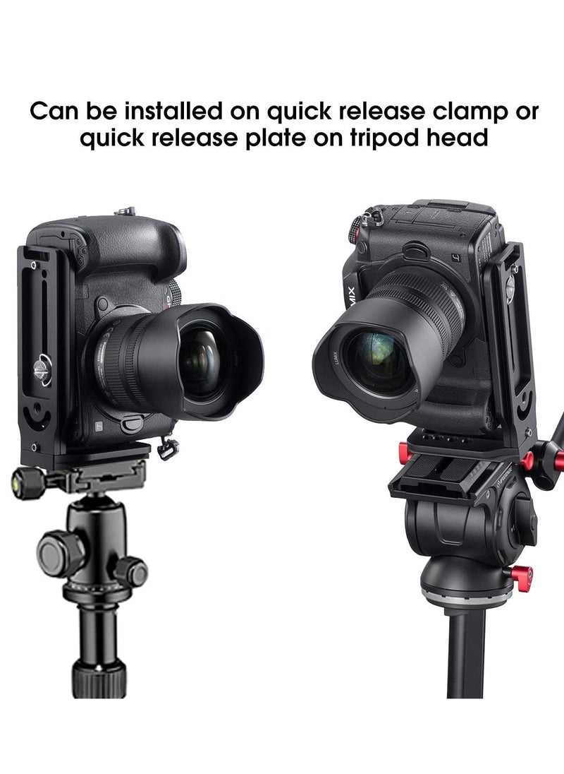 Y&D - DSLR Camera L-type Quick Release Plate Vertical Horizontal Switching Tripod Board Stabilizer Monopod - Image 1