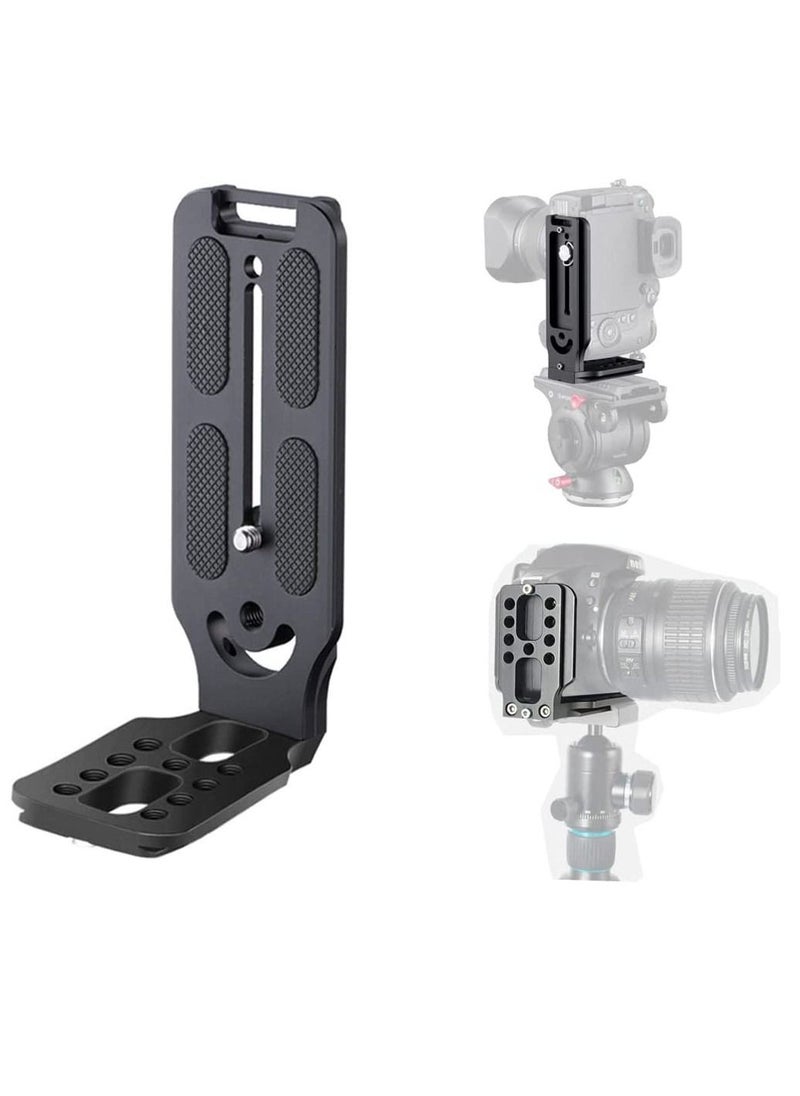 Y&D - DSLR Camera L-type Quick Release Plate Vertical Horizontal Switching Tripod Board Stabilizer Monopod - Image 1