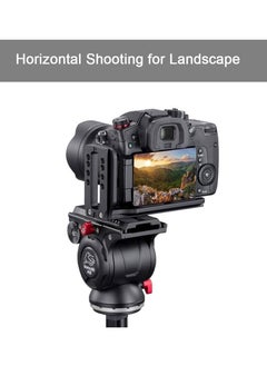 Y&D DSLR Camera L-type Quick Release Plate Vertical Horizontal Switching Tripod Board Stabilizer Monopod  - Image 2