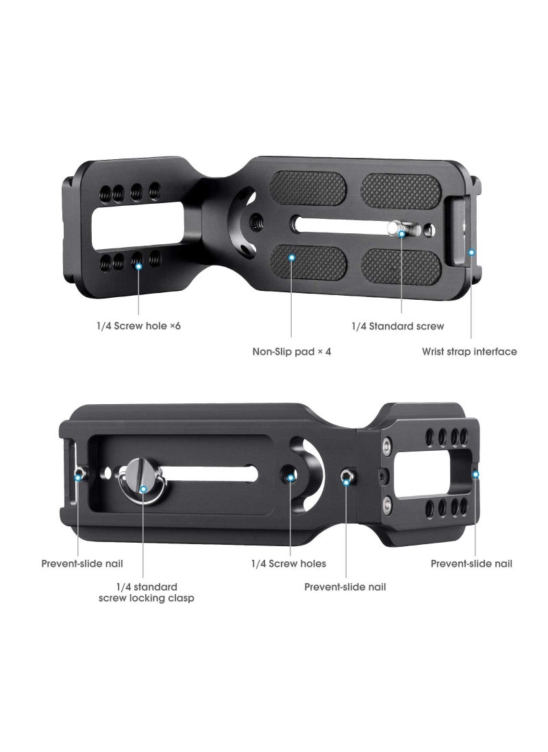 Y&D - DSLR Camera L-type Quick Release Plate Vertical Horizontal Switching Tripod Board Stabilizer Monopod - Image 1