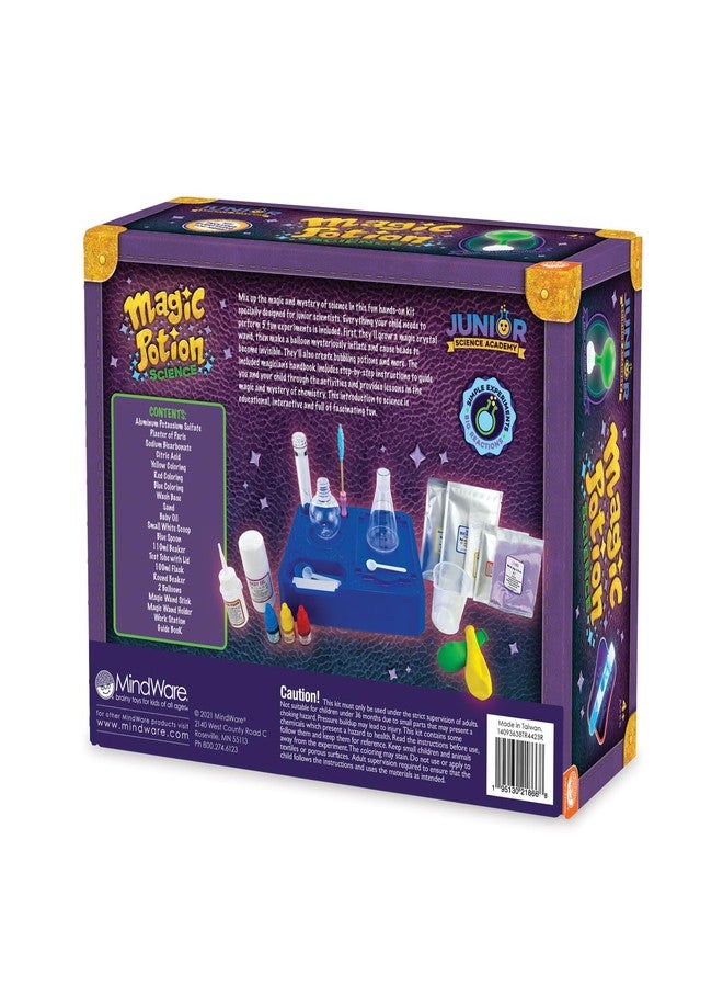 MindWare Junior Science Academy: Magic Potion Science Chemistry Set - 5 Amazing Beginning Kids Science Experiments for Kids Ages 4 & Up - Fun Science Lessons for Home or School - Image 4