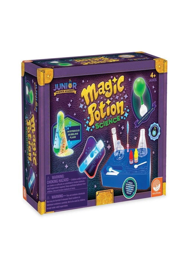 MindWare Junior Science Academy: Magic Potion Science Chemistry Set - 5 Amazing Beginning Kids Science Experiments for Kids Ages 4 & Up - Fun Science Lessons for Home or School - Image 1