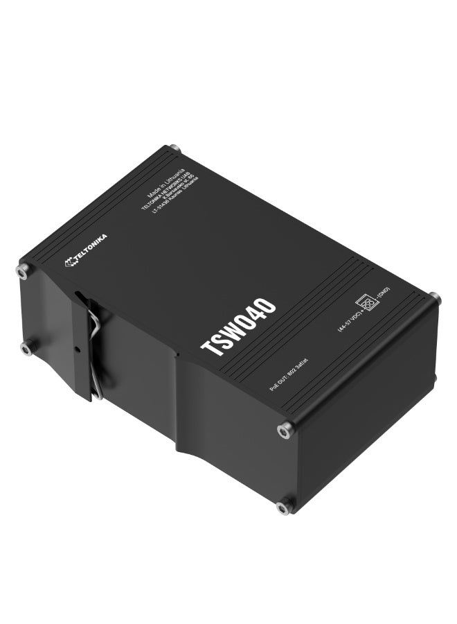 TELTONIKA COMPACT INDUSTRIAL DIN RAIL ETHERNET SWITCH (TSW040) - Image 1