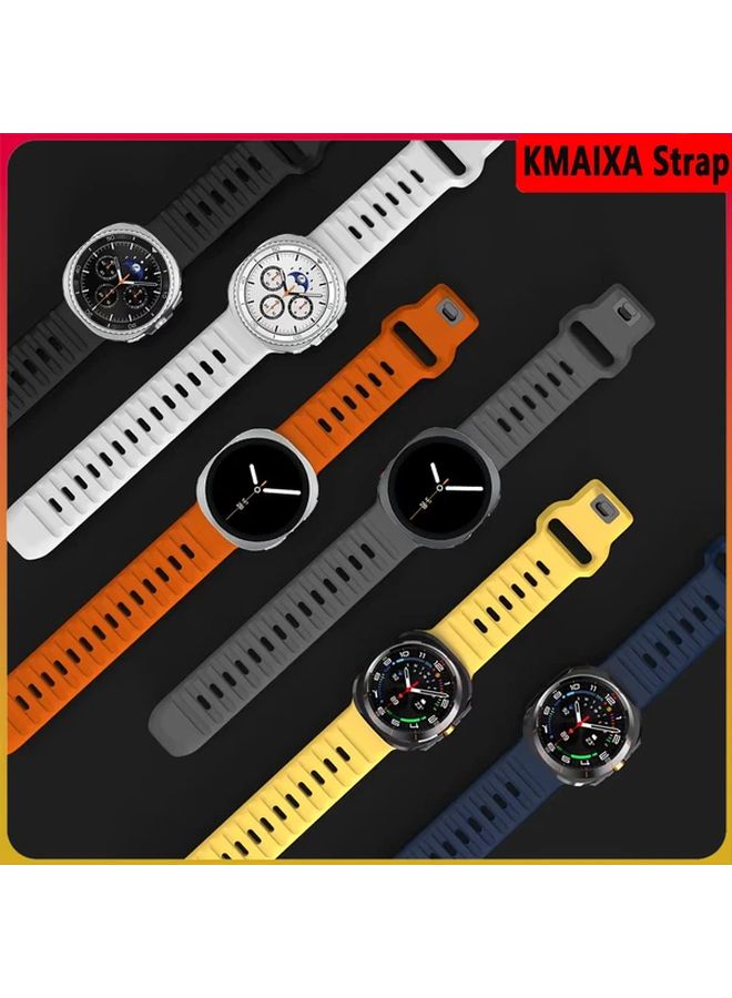 Black Replacement Strap For Samsung Galaxy Watch 8 And 8 Classic Sport Band - Image 1