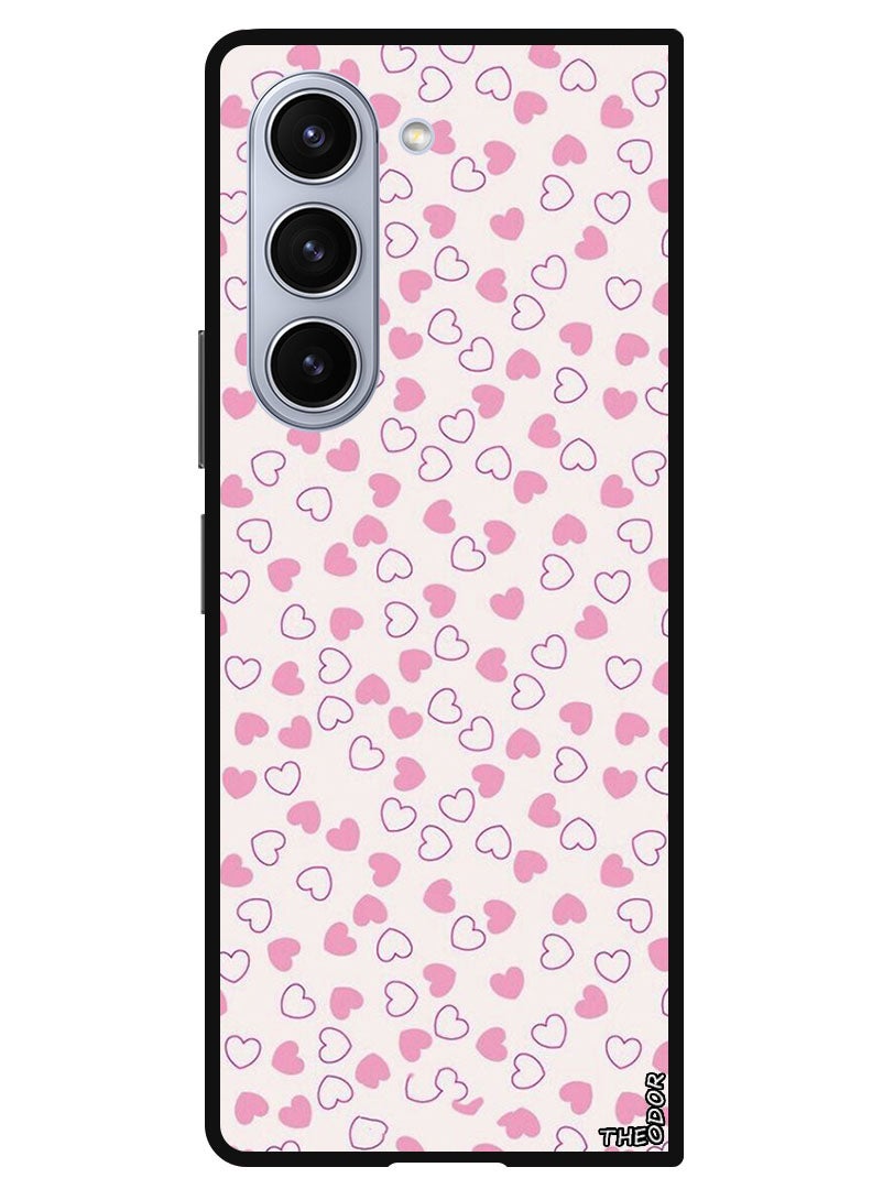 Protective Case Anti Scratch Shock Proof Bumper Cover For Samsung Galaxy Z Fold 6 Small Hearts