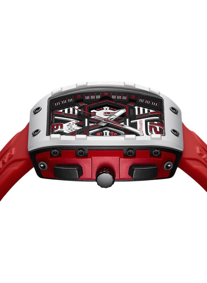 FAIRWHALE Men'S Watch, Student Barrel-Shaped Mechanical Style, Waterproof, Trendy, Fashionable, Sports, Luminous, Domestic Watch 5560 - Image 2