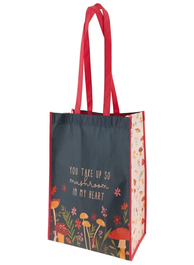 Karma Reusable Gift Bags - Tote Bag and Gift Bag with Handles - Perfect for Birthday Gifts and Party Bags RPET 1 Mushroom Large - Image 1