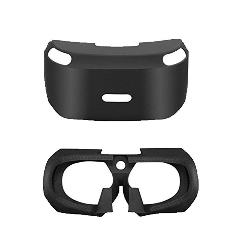 SZLG Soft VR Headset Anti-Slip Skin Silicone Rubber Cover Protective Case 3D Eye Shield for PS4 VR PSVR Virtual Reality Glasses Controller - Image 1
