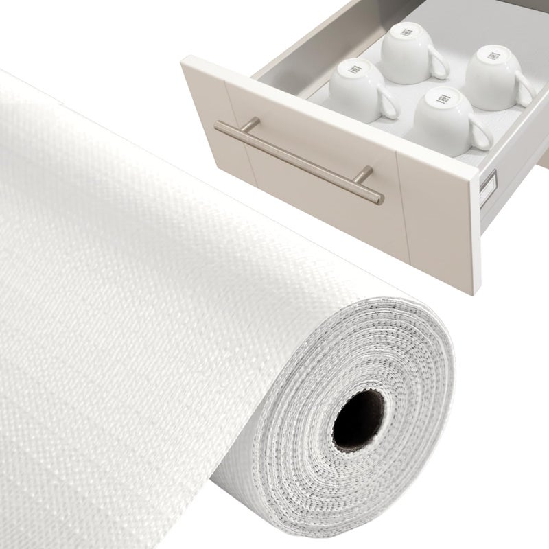 Linda's Essentials Shelf Liner Cabinet Liner for Shelves Non-Adhesive Kitchen Drawer Liner by Lindaâ€™s Essentials (12 x 120 Inches) - Non-Slip Easy Clean Shelf Liners for Cabinets and Cupboard Protector, Waterproof Mat - Image 1