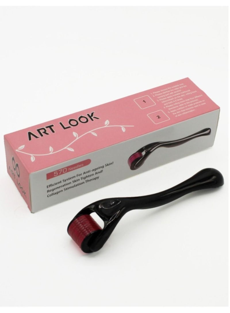 أرت لوك مجموعة من 2 قطعة نظام أسطوانة بالإبرة أسود - Image 2