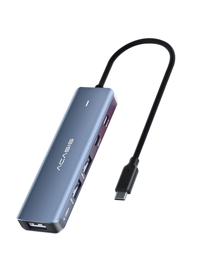 Acasis Akasis Type-c Expansion Dock, Apple Mac 5-in Desktop Hub, Computer Desk Type-c To Usb Adapter, Usb 3.0 Hub, Video Adapter For Phones And Tablets, Ds-9901 - Image 5