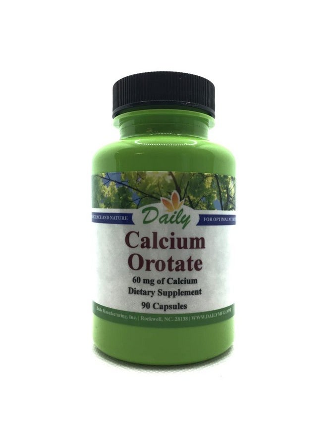 Daily Manufacturing - Daily Calcium Orotate (90 Vegetarian Capsules) - Image 1