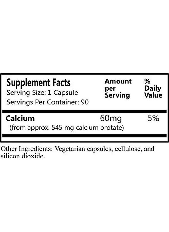 Daily Manufacturing - Daily Calcium Orotate (90 Vegetarian Capsules) - Image 1