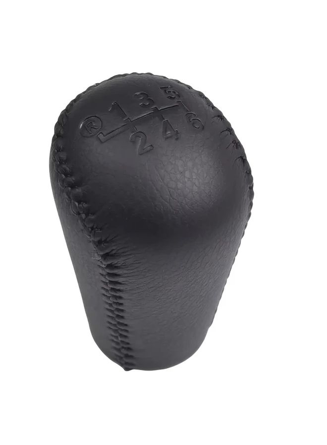 6 Speed Black PU Leather Stitching Manual Shift Knob For Toyota Hilux Vigo Revo 2004 2018 - Image 3