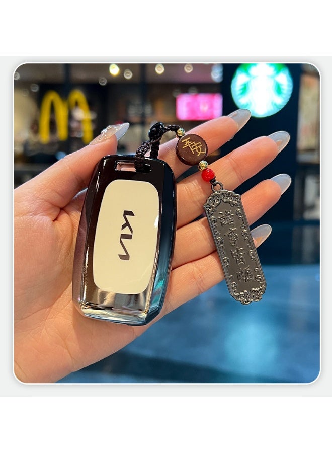 KIA High end boutique car key protection case suitable for Kia K3 Intelligent Run K5 K2 Proud Run Kx3 k4 kx5 kxcross Yi Run Huan Chi Kai Cool car key shell case - Image 1