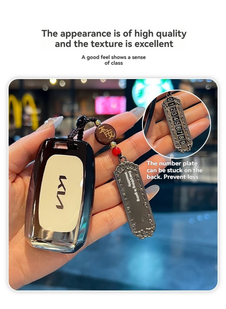 KIA High end boutique car key protection case suitable for Kia K3 Intelligent Run K5 K2 Proud Run Kx3 k4 kx5 kxcross Yi Run Huan Chi Kai Cool car key shell case - Image 5