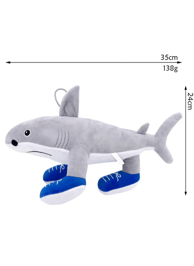 35cm Tung Tung Tung Sahur Plush Toy Doll shark  - Image 2