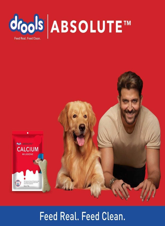 Drools Absolute Milk Bone Dog Treats 850g | Calcium Flavour | Dental Care | Strengthens Gums and Jaws | Enriched with Calcium and Phosphorus | Keeps The Dog's Teeth Healthy and Clean - Image 4