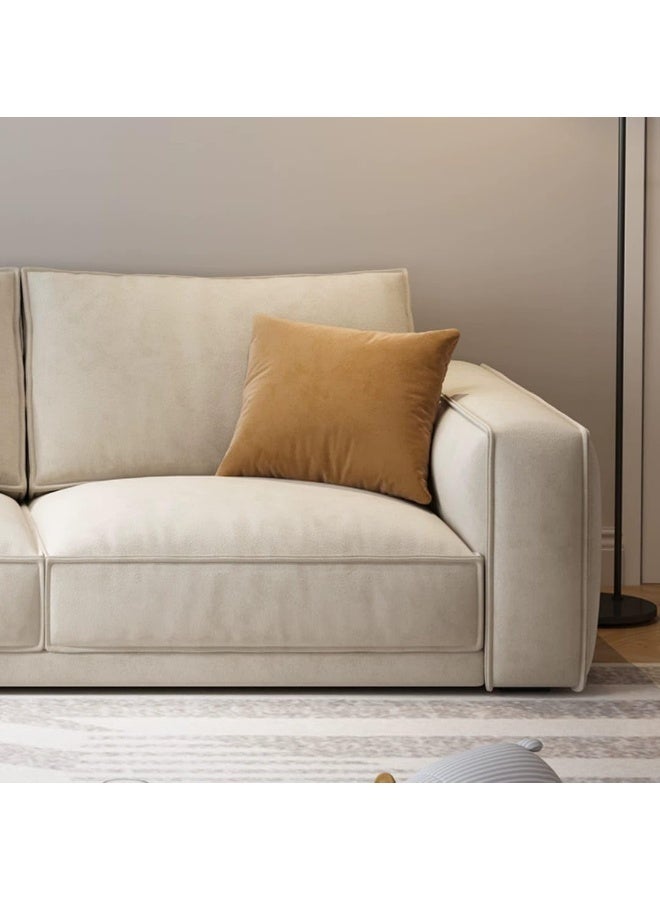 Modern L-Shaped Sectional Sofa Set - Beige - Image 5