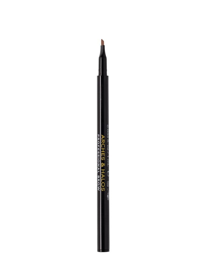 Arches & Halos Microblading Brow Shaping Pen - Fuller, More Defined Brow - Long-lasting, Smudge Resistant, Rich Color - Vegan and Cruelty Free Makeup - Auburn - 1 ml - Image 1