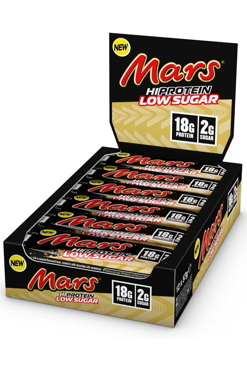 Mars High Protein Low Sugar Bar Orginal 57g Pack of 12 - Image 1