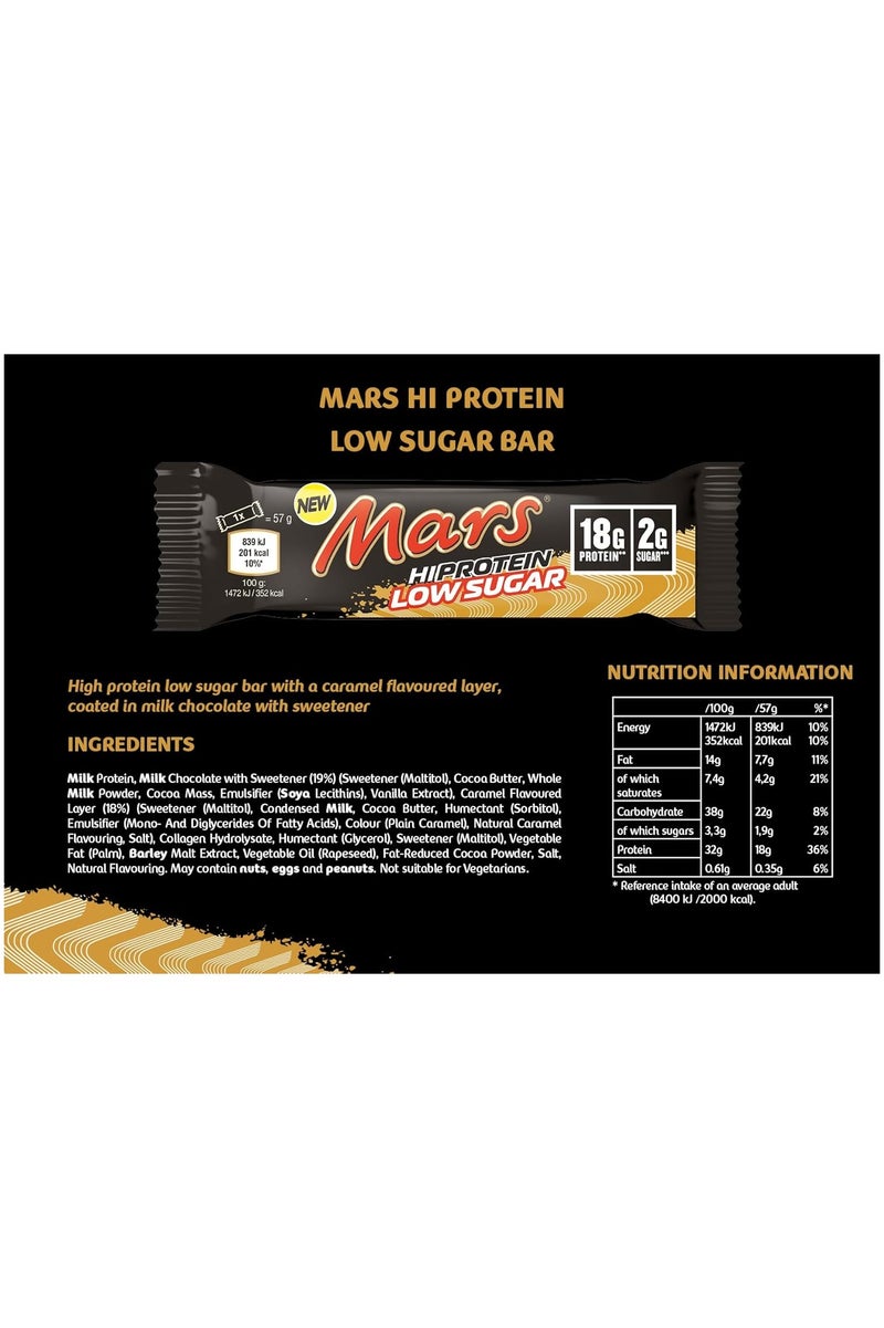 Mars High Protein Low Sugar Bar Orginal 57g Pack of 12 - Image 3