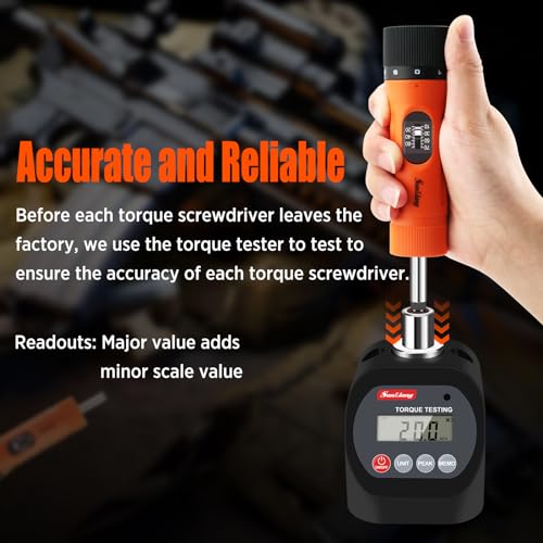 Sanliang 36Pcs Torque Screwdriver Wrench Driver Set 10-70 Inch Pounds lbs with 29 S2 Bits，5 Drive Sockets ，1/4" Socket Adapter for Maintenance,Tools, Bike Repairing and Mounting. - Image 4