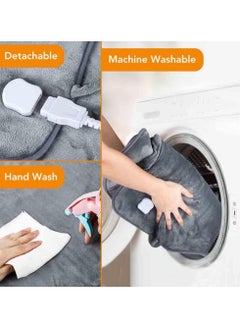 XiuWoo Electric Large Body Heating Pad, Back Neck and Shoulder Heat Pads, Heat Wrap, Heat Quilt, Heating Clothes with 6 Electric Temperature Options, 4 Temperature Settings, Auto Shut Off  - Image 4